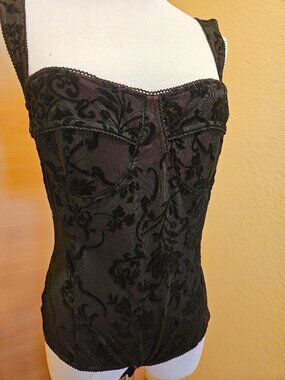 bebe corset bodysuit lace